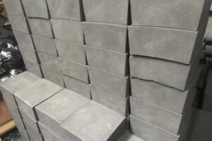 Carbon carved bricks